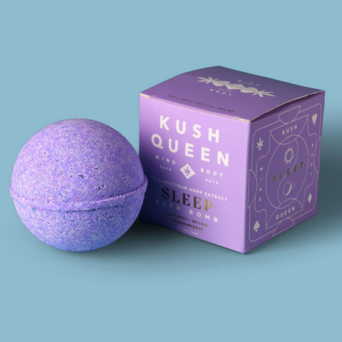 Kush Queen Delta 9 + CBD 1:1 Bath Bomb - Sleep