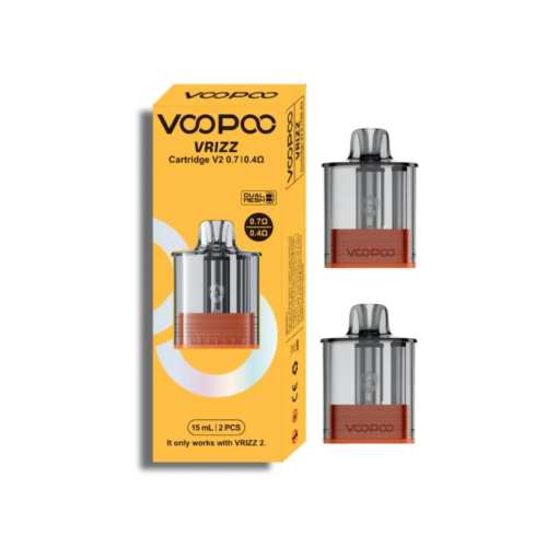 VooPoo VRIZZ Cartridge V2 0.7Ω + 0.4Ω - Brown