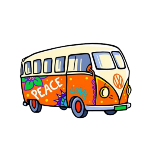 VW PEACE VAN EMBROIDERED PATCH