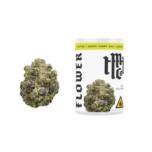 Modern Herb Co THCa Flower: Grape Candy Gas (Sativa), 1/8oz