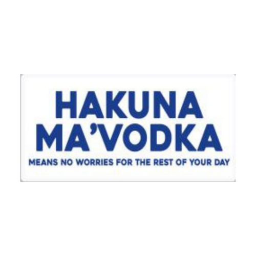 HAKUNA MA' VODKA PATCH 4X2