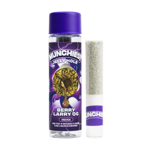 Munchies 2g THCP Diamond Jelly Holes - Berry Larry OG (Indica)
