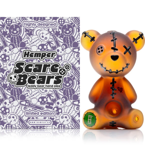 Hemper Co. Scare Bears Teddy Bear Hand Pipe