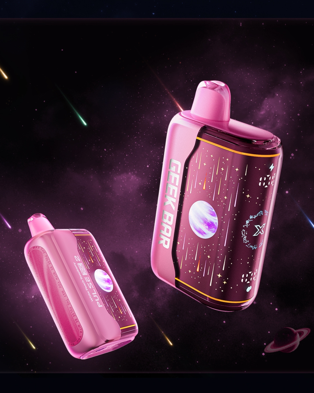 Geek Bar Pulse X2 50k- White Peach Raspberry