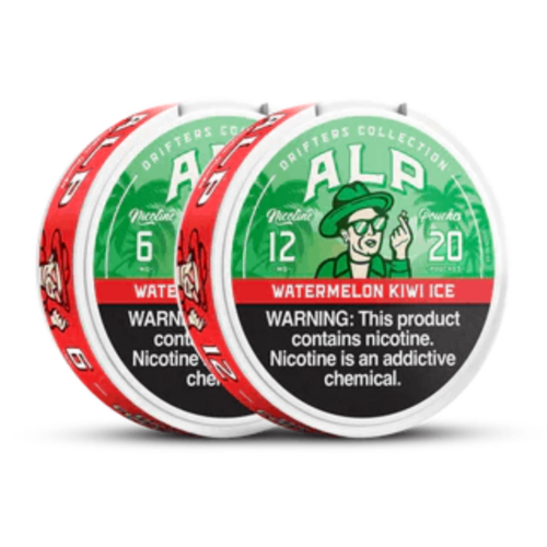ALP - Drifters Collection - Nicotine Pouches - Watermelon Kiwi Ice 12 MG