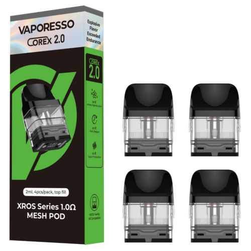The Vaporesso XROS Series Pods 4pk 1.0 Mesh (2mL)