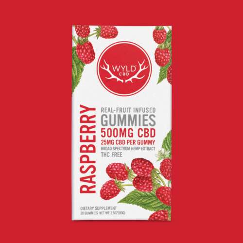 WYLD - Raspberry CBD Gummies | CBD-Only - 20 ct