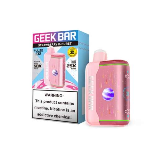 Geek Bar Pulse X2 50k- Strawberry B Burst