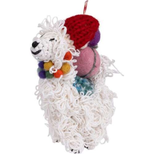 CROCHETED ALPACA ORNAMENT
