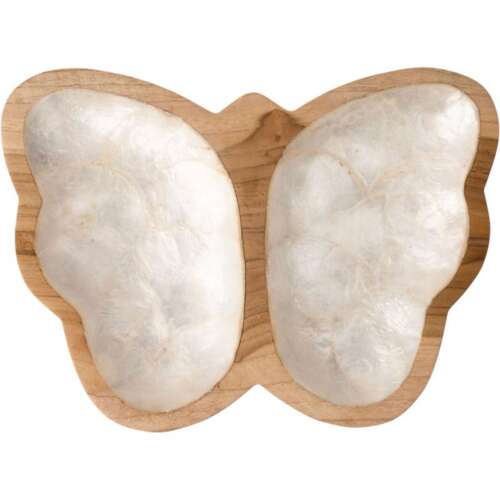 BUTTERFLY TEAK TRAY