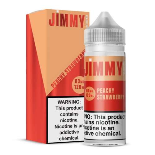 Jimmy The Juice Man E-Liquid - Peachy Strawberry 120mL
