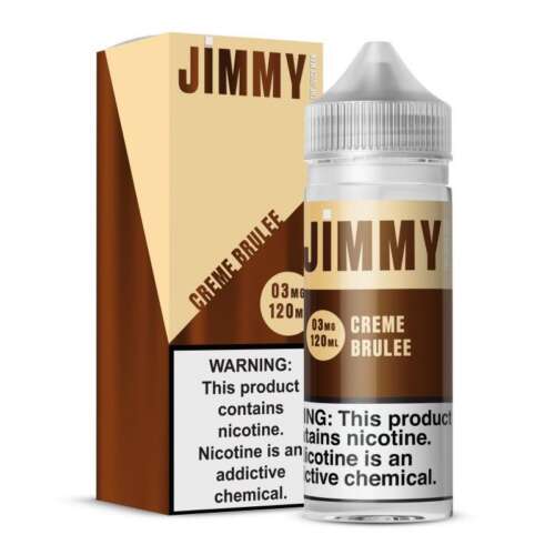 Jimmy The Juice Man E-Liquid - Creme Brulee 120mL
